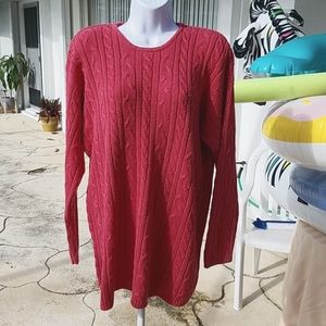 Paul Harris Design Cable Knit Sweater
